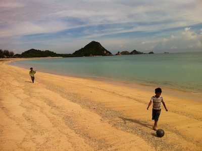 Beach at Kuta, Lombok