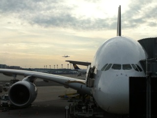 A380 at Frankfurt Airport